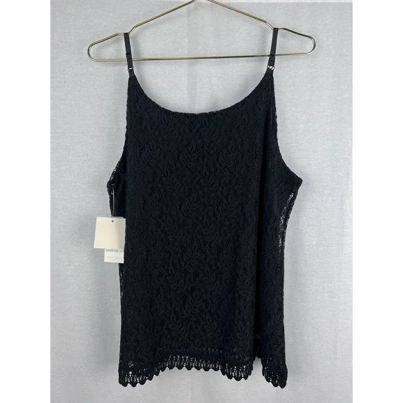 NEW Skye's The Limit Black Lace Cami Camisole Tank Top - Picture 2 of 5